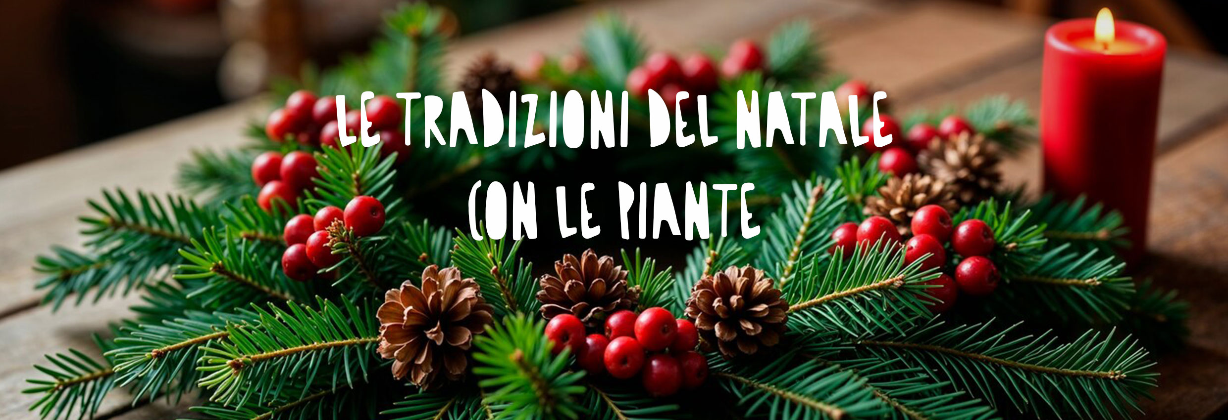 Decorazione ghirlanda natalizia